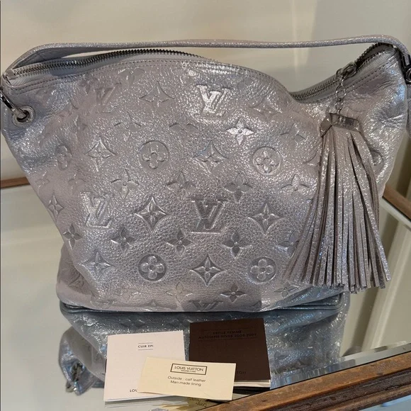 Louis Vuitton Metallic Silver Hobo Bag - Picture 1 of 13